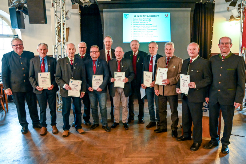 Vorstand des UESV Obertrum